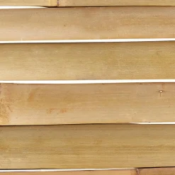 Beliani CERRETO - Hoekmodule tuin - Wit - Bamboe Best