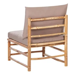 Beliani CERRETO - 1-zits module - Taupe - Bamboe Discount