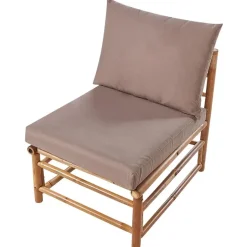 Beliani CERRETO - 1-zits module - Taupe - Bamboe Discount