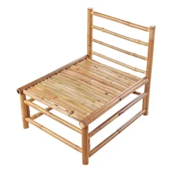 Beliani CERRETO - 1-zits module - Taupe - Bamboe Discount