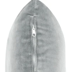 Beliani CHAUMONT - Chaise longue - Lichtgrijs - Linkerzijde - Fluweel Hot