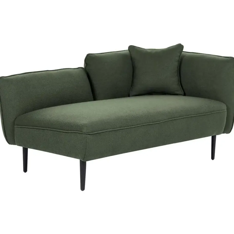 Beliani CHEVANNES - Chaise longue - Groen - Polyester Outlet