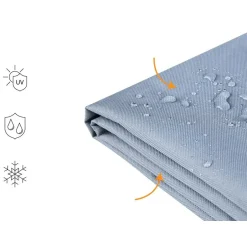 Beliani CHUVA - Beschermhoes voor parasol MONZA en VARESE - Grijs - Polyester Online