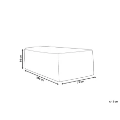 Beliani CHUVA - Beschermhoes voor ligstoelen - Grijs - Polyester Hot