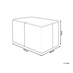 Beliani CHUVA - Regenhoes - Grijs - 110 cm - PVC Clearance