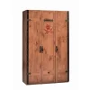 Leen Bakker Cilek Black Pirate 3-deurs kledingkast piraten Outlet