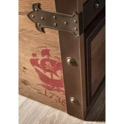 Leen Bakker Cilek Black Pirate 3-deurs kledingkast piraten Outlet