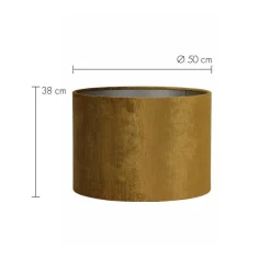 Light & Living Cilinder Lampenkap Gemstone - Goud - Ø50x38cm Discount