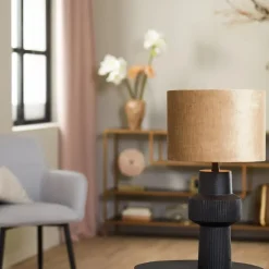 Light & Living Cilinder Lampenkap Gemstone - Brons - Ø30x21cm Sale