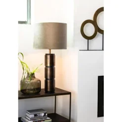 Light & Living Cilinder Lampenkap Gemstone - Brons - Ø40x30cm Sale