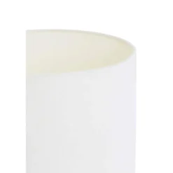 Light & Living Cilinder Lampenkap Livigno - Wit - Ø20x15cm Outlet