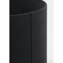 Light & Living Cilinder Lampenkap Livigno - Zwart - Ø35x25cm Hot