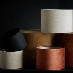 Light & Living Cilinder Lampenkap Livigno - Naturel - Ø20x15cm Best