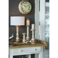 Light & Living Cilinder Lampenkap Polycotton - Wit - Ø30x21cm Best