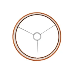 Light & Living Cilinder Lampenkap Velours - Terra - Ø30x21cm Best