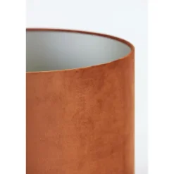 Light & Living Cilinder Lampenkap Velours - Terra - Ø30x21cm Best