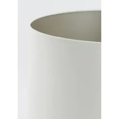 Light & Living Cilinder Lampenkap Velours - Wit - Ø30x21cm Outlet