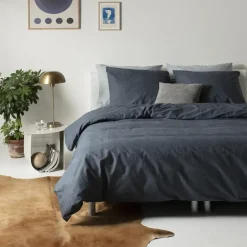 Cinderella dekbedovertrek Lyn - Katoen - 260x200/220 cm - Antraciet Outlet