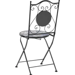 Beliani CIVITA - Balkonset - Zwart - Metaal Clearance