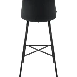 CLP Barkruk Altona zwart Frame - Fluweel - zwart Outlet