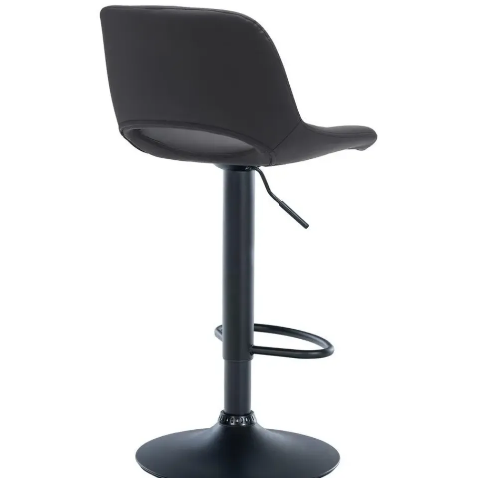 CLP Barkruk Camden Kunstleer - zwart Discount