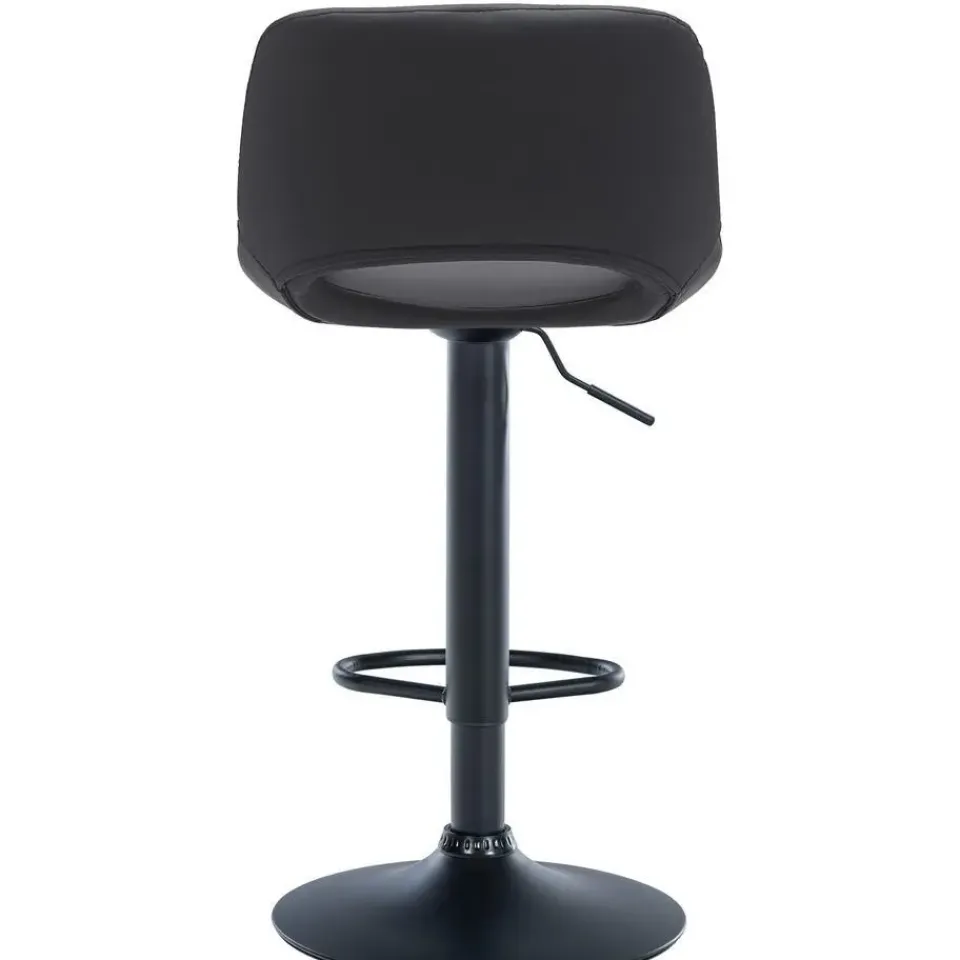 CLP Barkruk Camden Kunstleer - zwart Discount