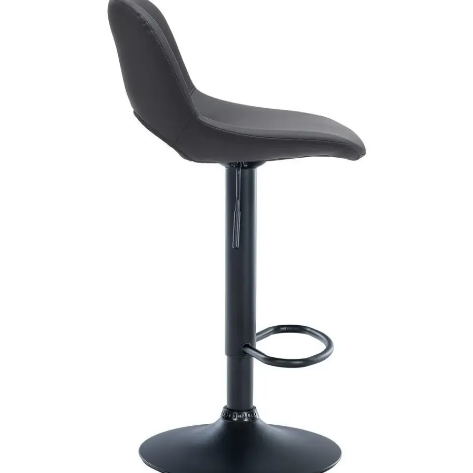 CLP Barkruk Camden Kunstleer - zwart Discount