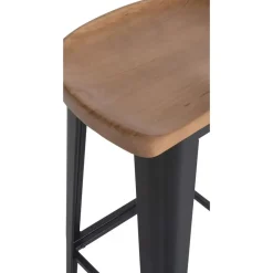 CLP Barkruk Clara zwart Frame - Hout - zwart Hot