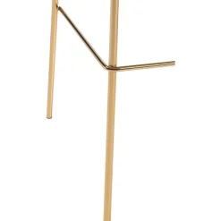 CLP Barkruk Hoover goud Frame - Fluweel - blauw