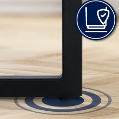 CLP Barkruk Hopewell zwart Frame - Fluweel - zwart Outlet