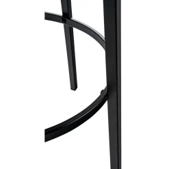 CLP Barkruk Kamari mat zwart Frame - Fluweel - zwart