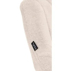 CLP Barkruk Milet zwart Frame - Stof - creme New