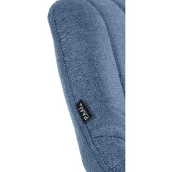 CLP Barkruk Milet zwart Frame - Stof - blauw Sale