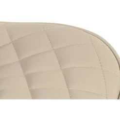 CLP Barkruk Minosa zwart Frame - Kunstleer - creme Best