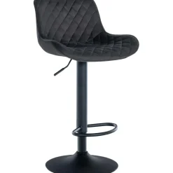 CLP Barkruk Minosa zwart Frame - Fluweel - zwart Sale