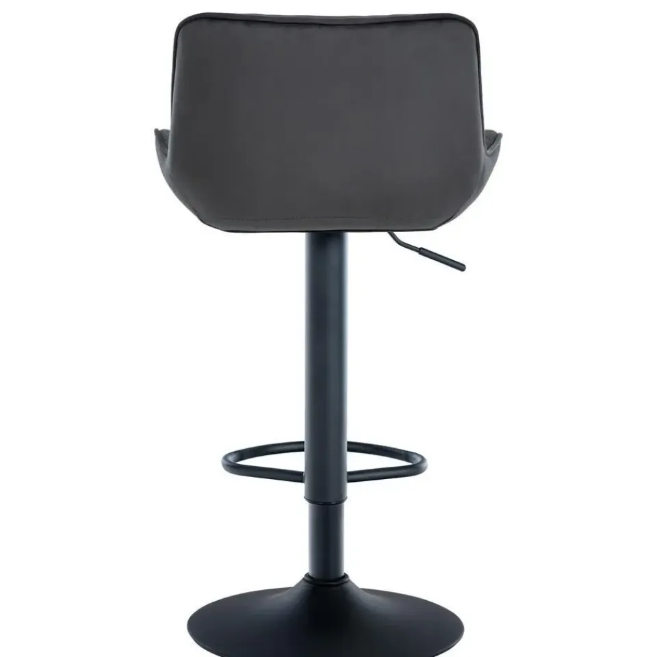 CLP Barkruk Minosa zwart Frame - Fluweel - zwart Sale