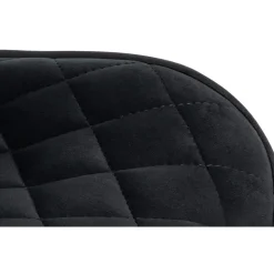 CLP Barkruk Minosa zwart Frame - Fluweel - zwart Sale