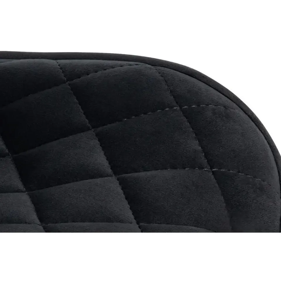 CLP Barkruk Minosa zwart Frame - Fluweel - zwart Sale