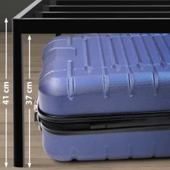 CLP Bed Hamlin 41x200x200 cm - zwart New