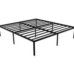 CLP Bed Hamlin 41x200x200 cm - zwart New