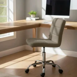 CLP Bureaustoel Darfield Stof - taupe Online