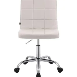 CLP Bureaustoel Darfield Kunstleer - wit Discount