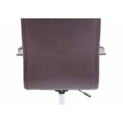 CLP Bureaustoel Deli chroom Frame - Kunstleer - bordeauxrood New