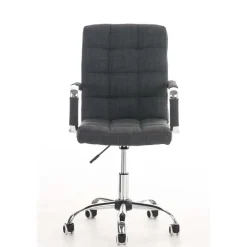 CLP Bureaustoel Deli V2 chroom Frame - Stof - grijs Online