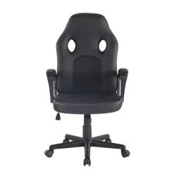 CLP Bureaustoel Elbing zwart Frame - Kunstleer - zwart/zwart New