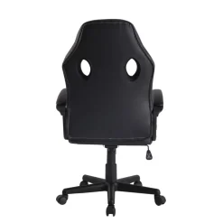 CLP Bureaustoel Elbing zwart Frame - Kunstleer - zwart/zwart New