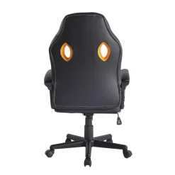 CLP Bureaustoel Elbing zwart Frame - Kunstleer - zwart/geel Online