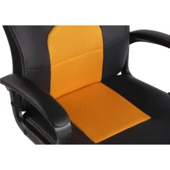 CLP Bureaustoel Elbing zwart Frame - Kunstleer - zwart/geel Online