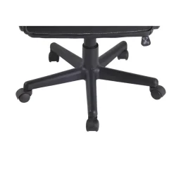 CLP Bureaustoel Elbing zwart Frame - Kunstleer - zwart/geel Online