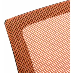 CLP Bureaustoel Genius zwart Frame - Kunstleer - oranje New